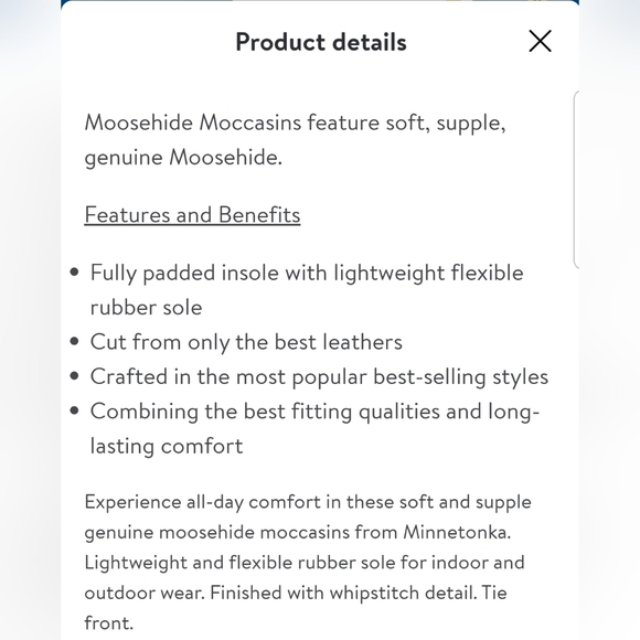 Minnetonka Men's Moccasin Moosehide Straight Plug Black Size 13 - Picture 16 of 16